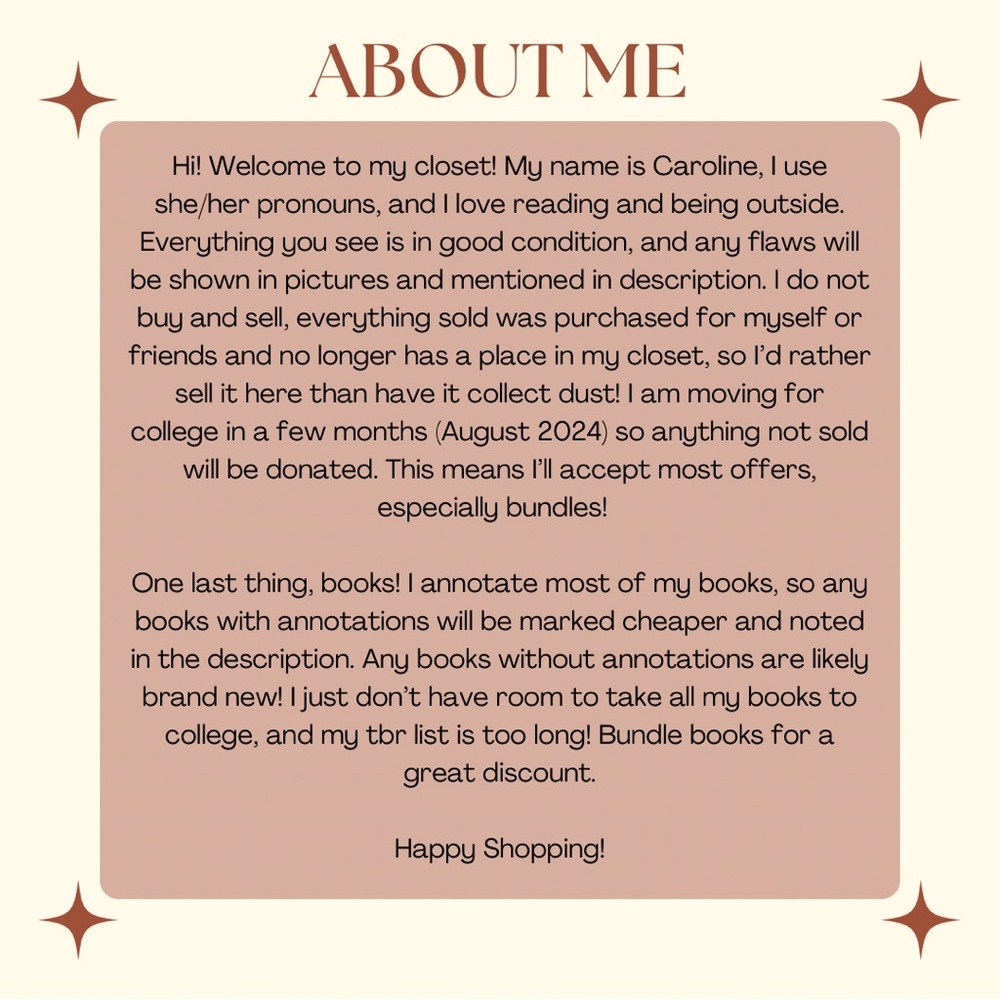 ABOUT ME & SHOP RULES - Picture 2 of 3